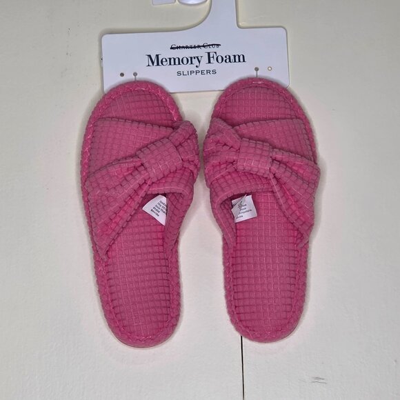 Charter Club Memory Foam Terry Slippers - Picture 1 of 2